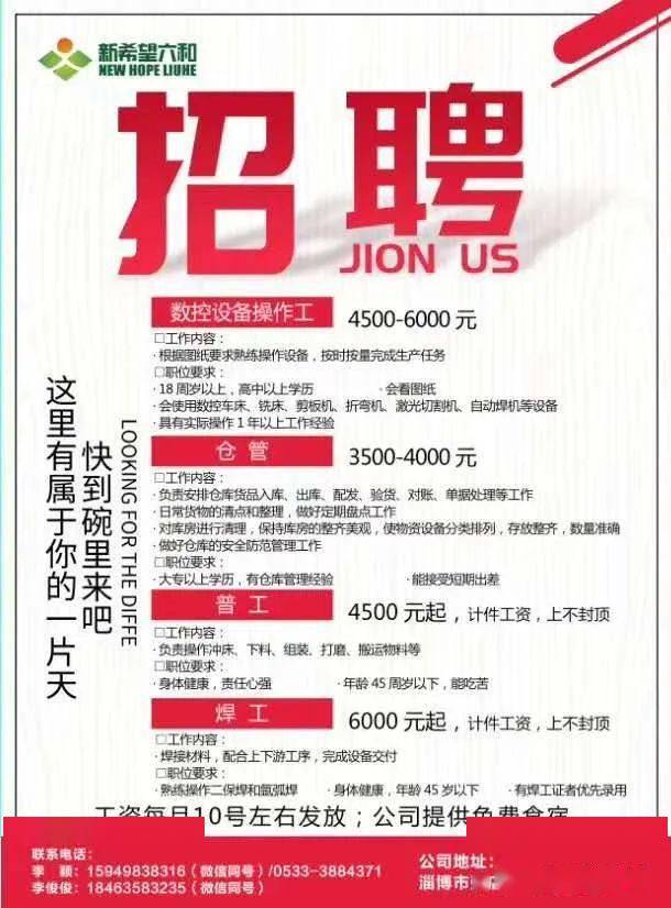 临淄招聘最新白班信息，求职奇遇与友情的温暖