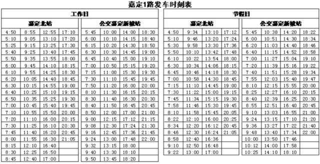 嘉定1路最新时刻表,科技重塑公交出行体验之旅